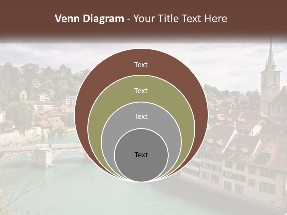 Switzerland Traditional Nydeggbrucke PowerPoint Template