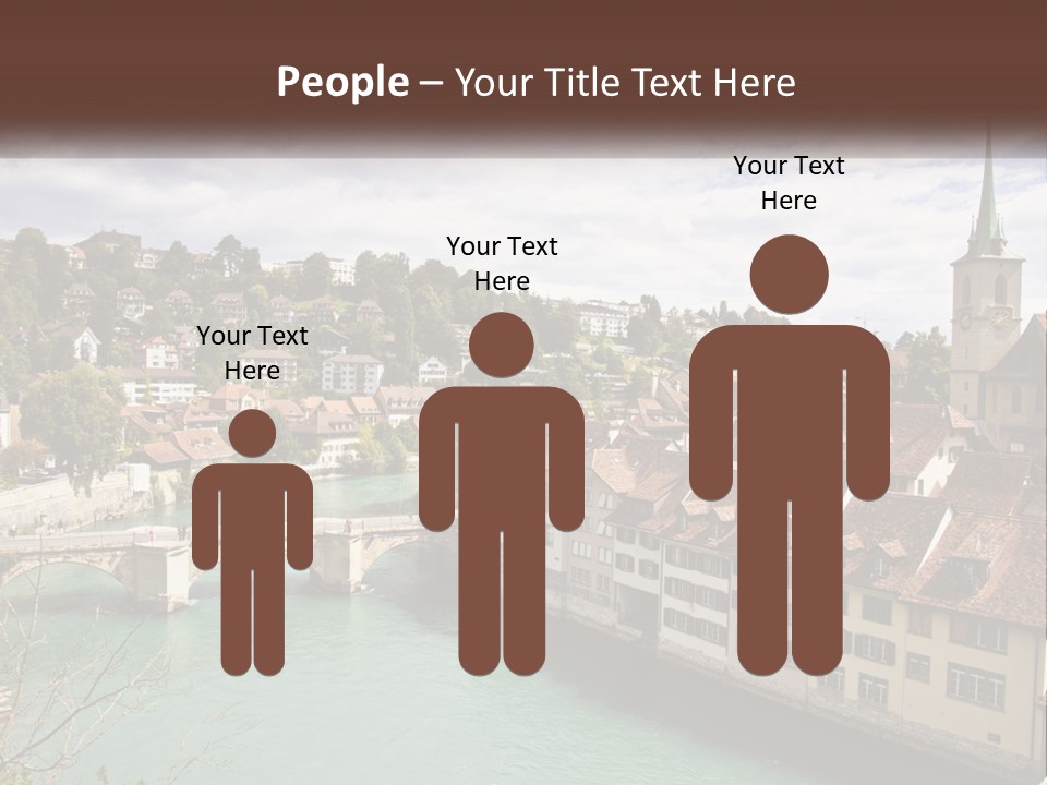 Switzerland Traditional Nydeggbrucke PowerPoint Template