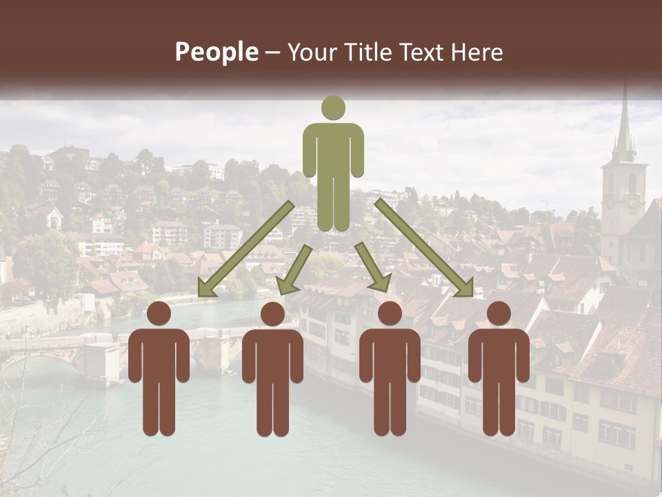 Switzerland Traditional Nydeggbrucke PowerPoint Template