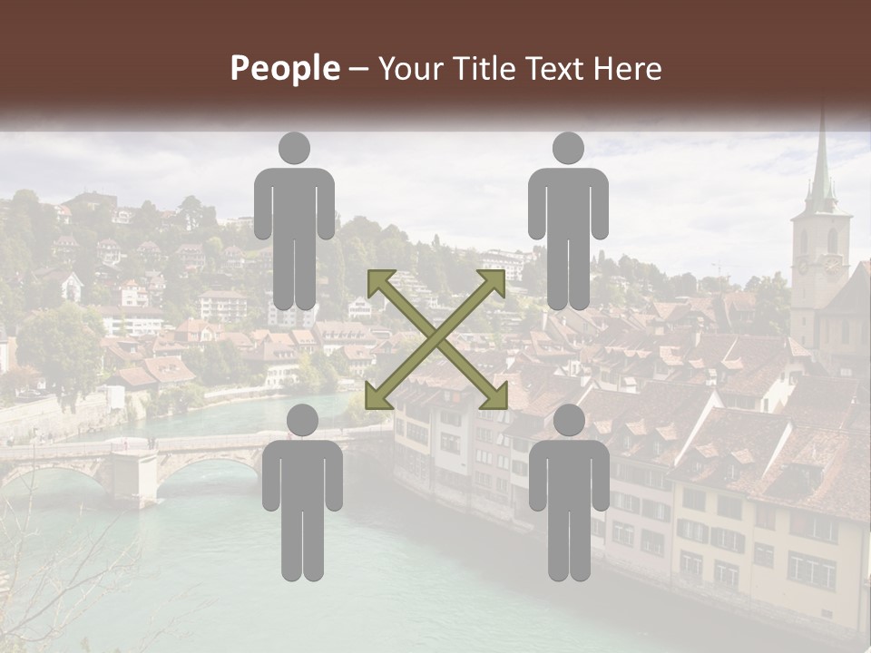 Switzerland Traditional Nydeggbrucke PowerPoint Template