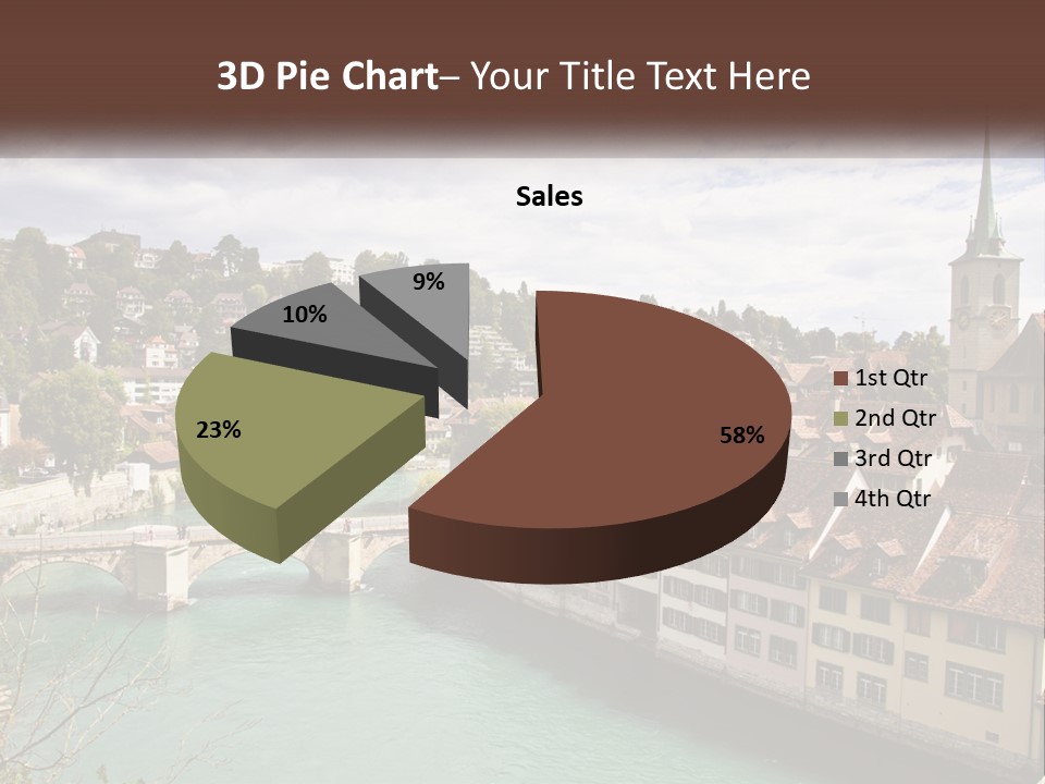 Switzerland Traditional Nydeggbrucke PowerPoint Template