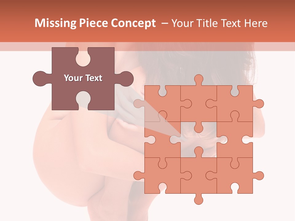 Confused Negative Ache PowerPoint Template