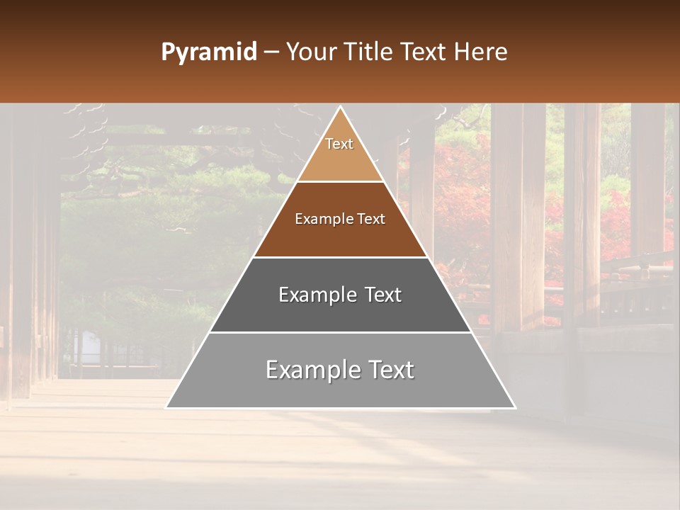 Shrine Architecture Bridge PowerPoint Template
