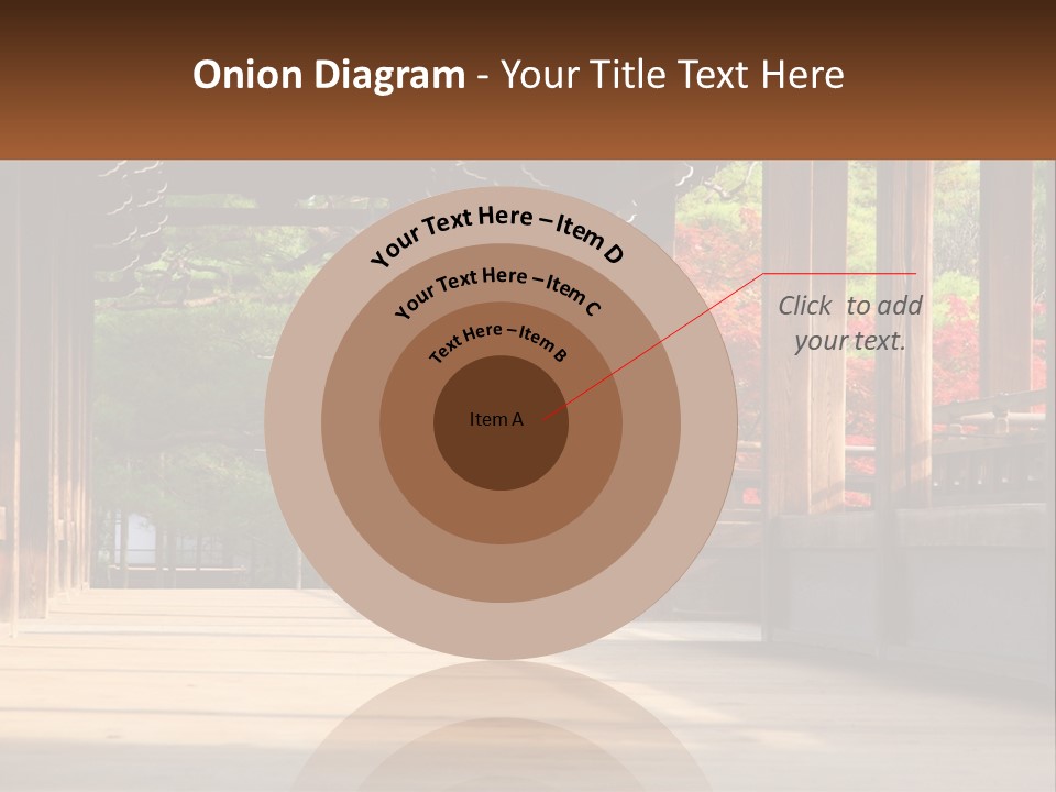 Shrine Architecture Bridge PowerPoint Template