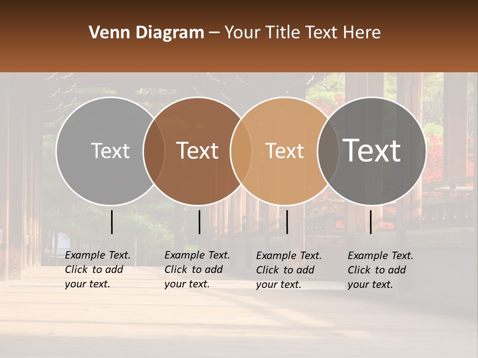 Shrine Architecture Bridge PowerPoint Template