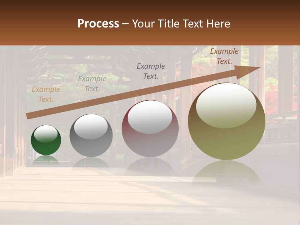 Shrine Architecture Bridge PowerPoint Template