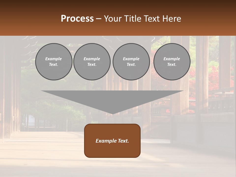 Shrine Architecture Bridge PowerPoint Template