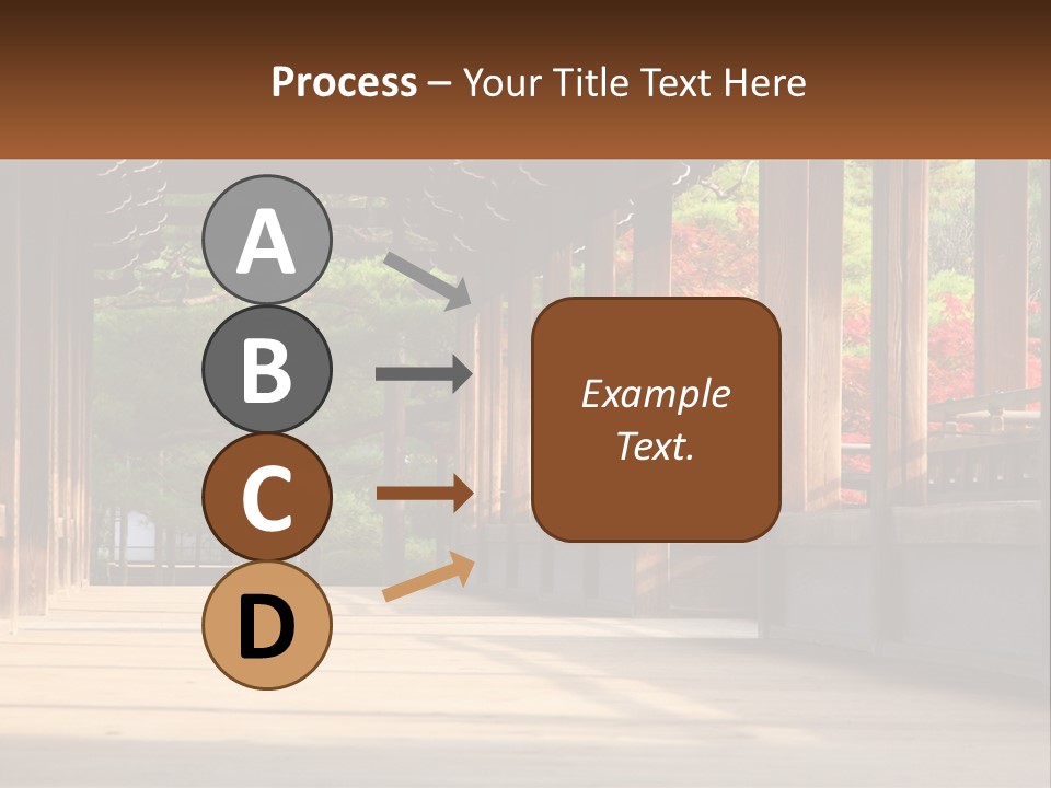Shrine Architecture Bridge PowerPoint Template