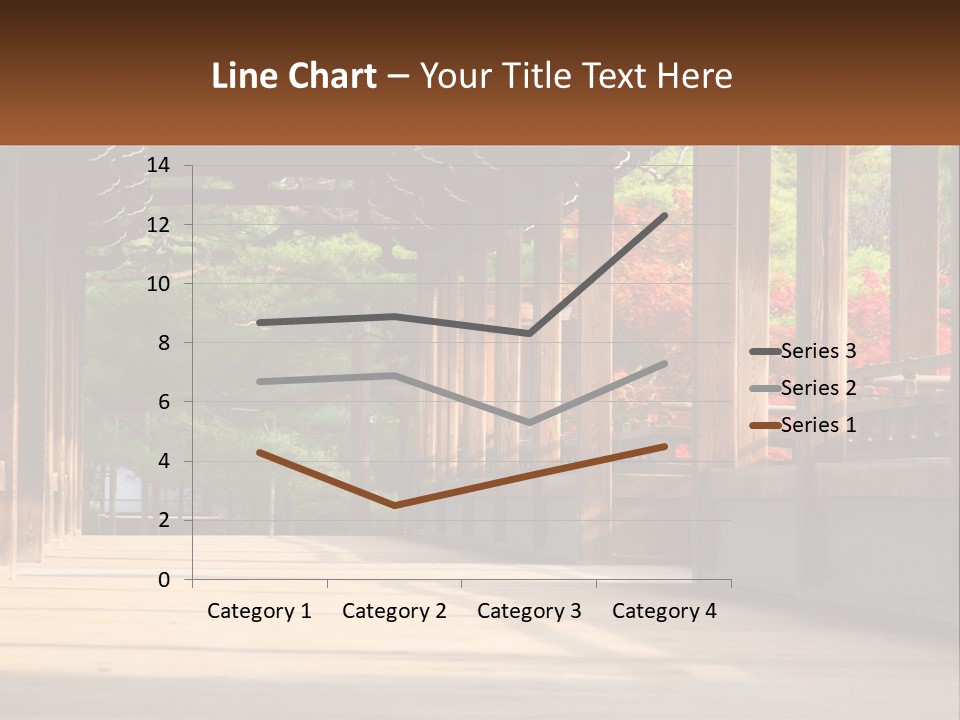 Shrine Architecture Bridge PowerPoint Template