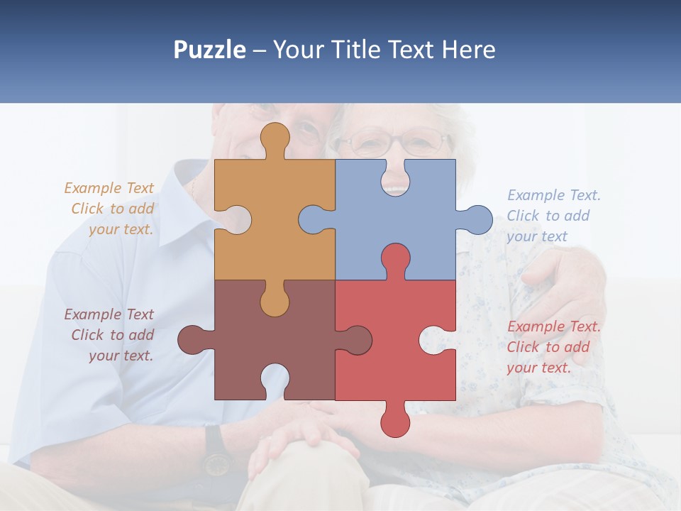 Hug Embracing Female PowerPoint Template