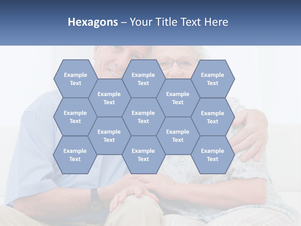 Hug Embracing Female PowerPoint Template