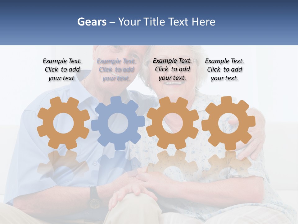 Hug Embracing Female PowerPoint Template