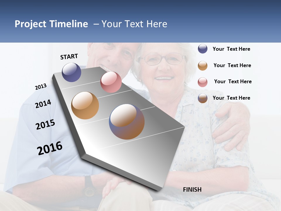 Hug Embracing Female PowerPoint Template