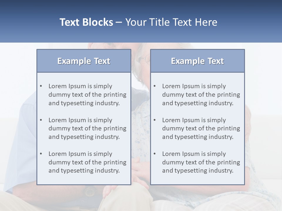 Hug Embracing Female PowerPoint Template