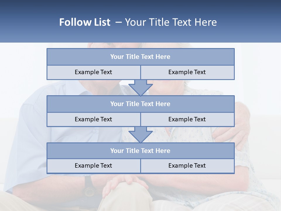 Hug Embracing Female PowerPoint Template