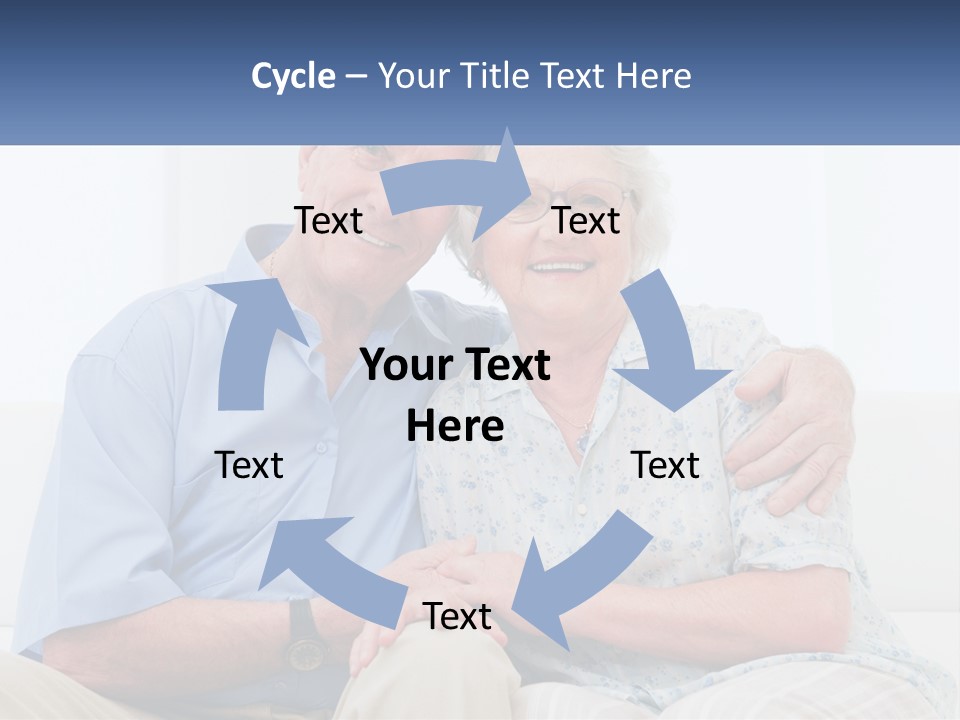 Hug Embracing Female PowerPoint Template