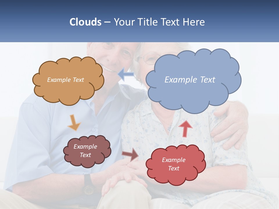 Hug Embracing Female PowerPoint Template