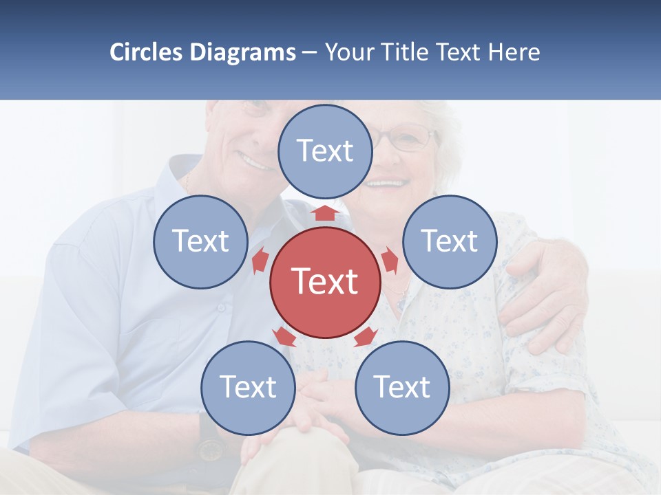 Hug Embracing Female PowerPoint Template