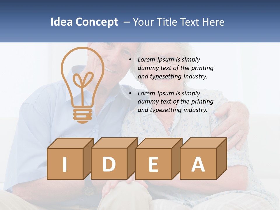 Hug Embracing Female PowerPoint Template