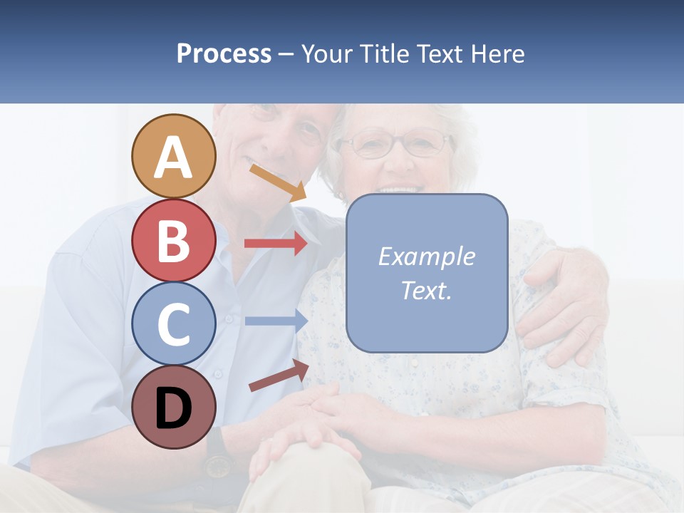 Hug Embracing Female PowerPoint Template