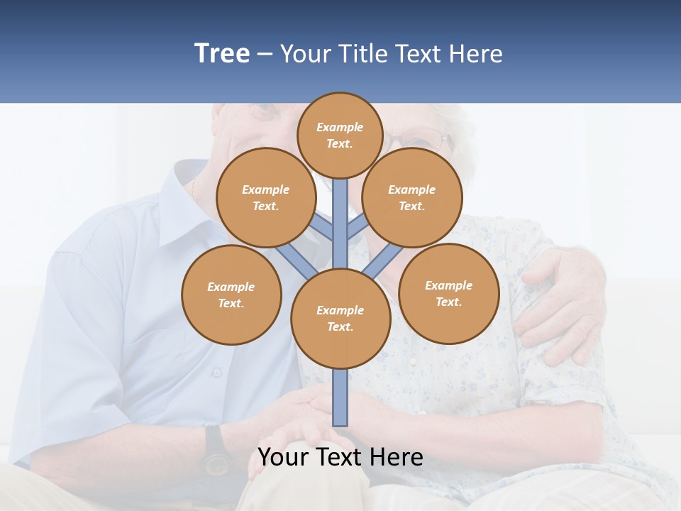 Hug Embracing Female PowerPoint Template