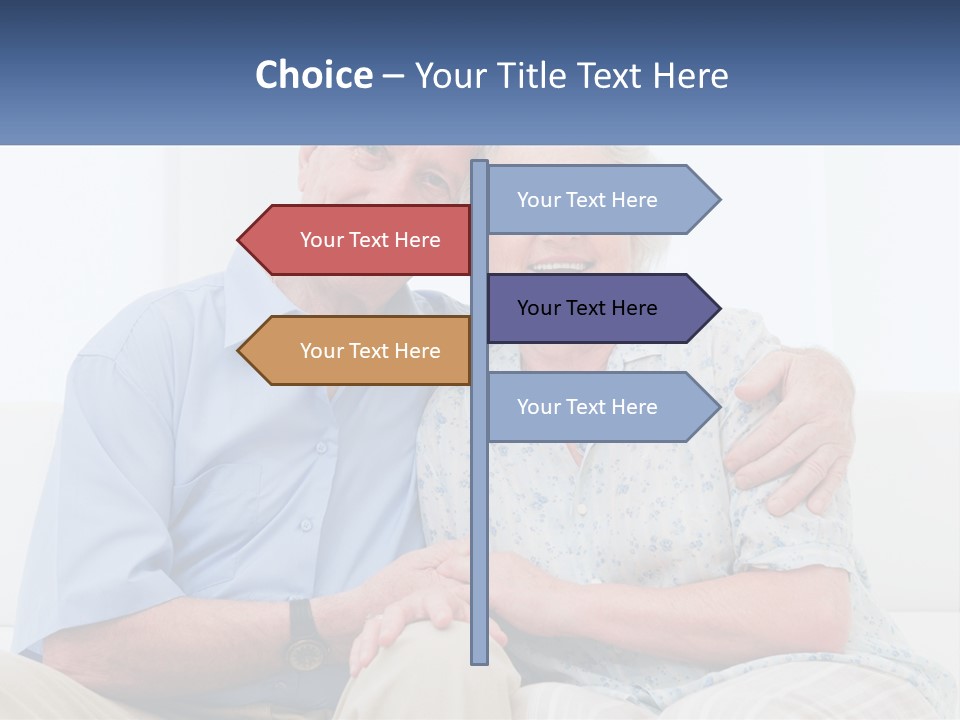 Hug Embracing Female PowerPoint Template