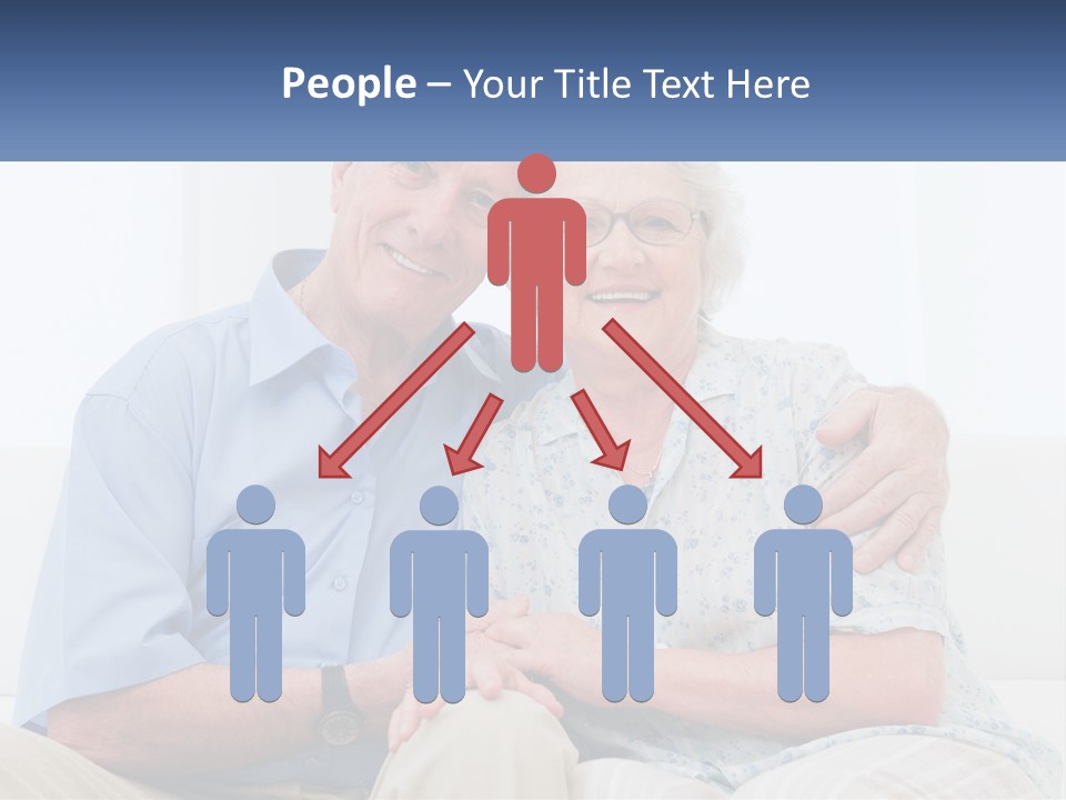 Hug Embracing Female PowerPoint Template