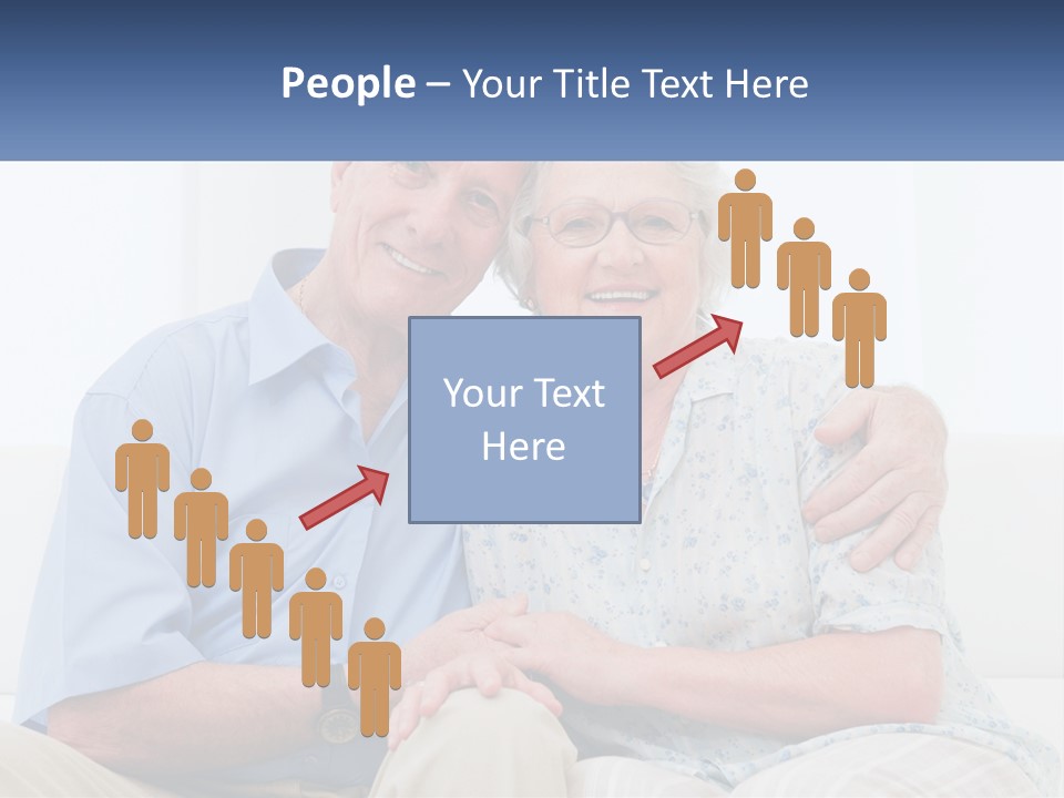 Hug Embracing Female PowerPoint Template