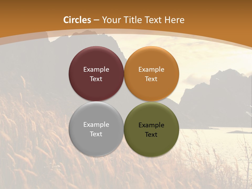 Beautiful Scandinavia Outdoor PowerPoint Template