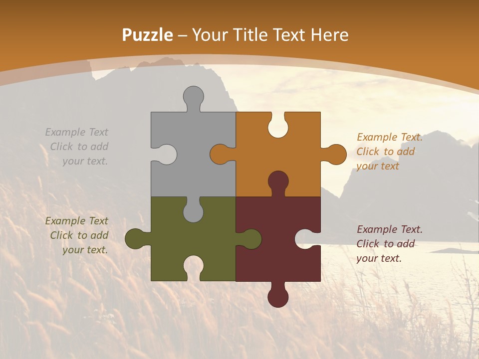 Beautiful Scandinavia Outdoor PowerPoint Template