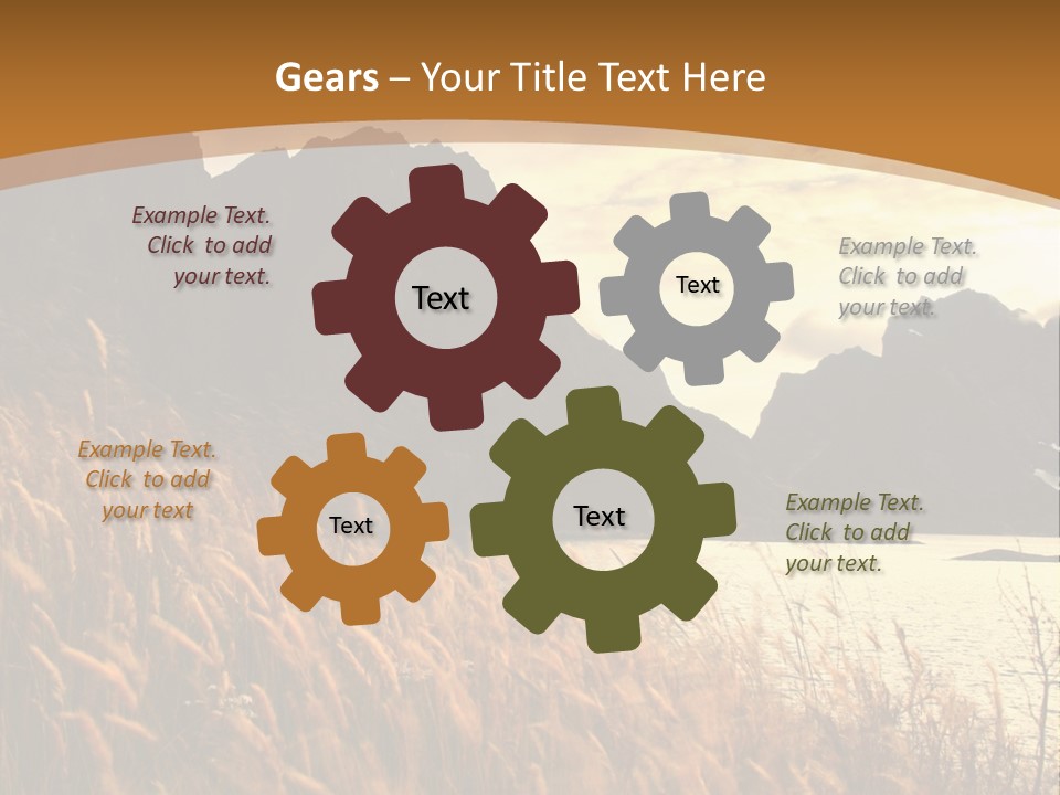 Beautiful Scandinavia Outdoor PowerPoint Template