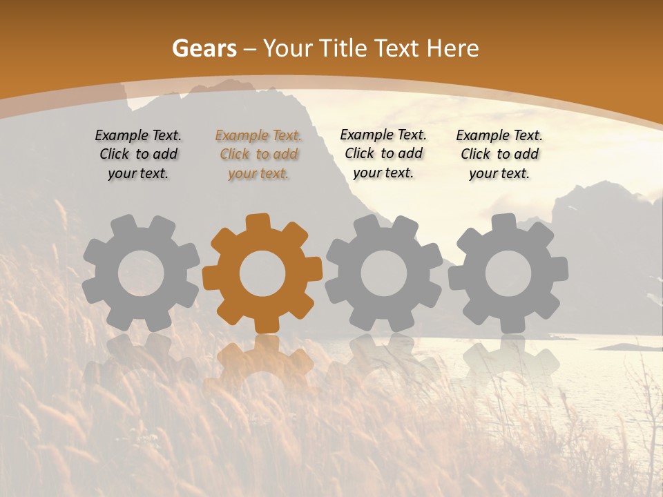 Beautiful Scandinavia Outdoor PowerPoint Template