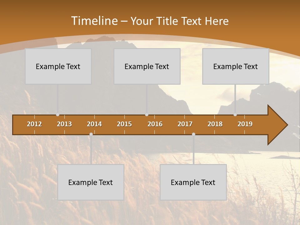 Beautiful Scandinavia Outdoor PowerPoint Template