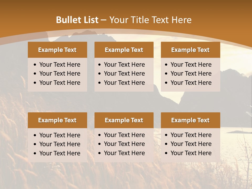 Beautiful Scandinavia Outdoor PowerPoint Template