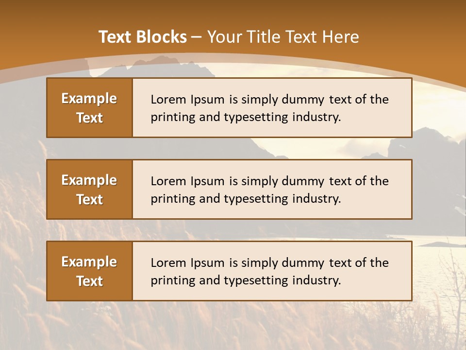 Beautiful Scandinavia Outdoor PowerPoint Template