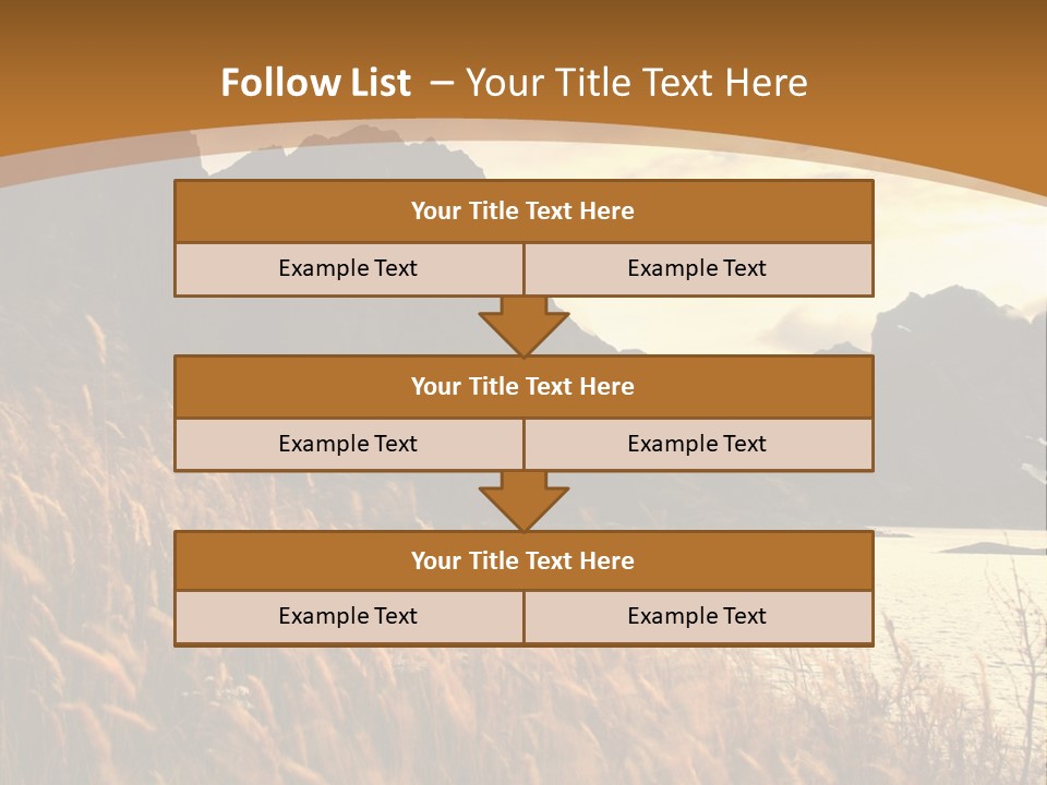 Beautiful Scandinavia Outdoor PowerPoint Template