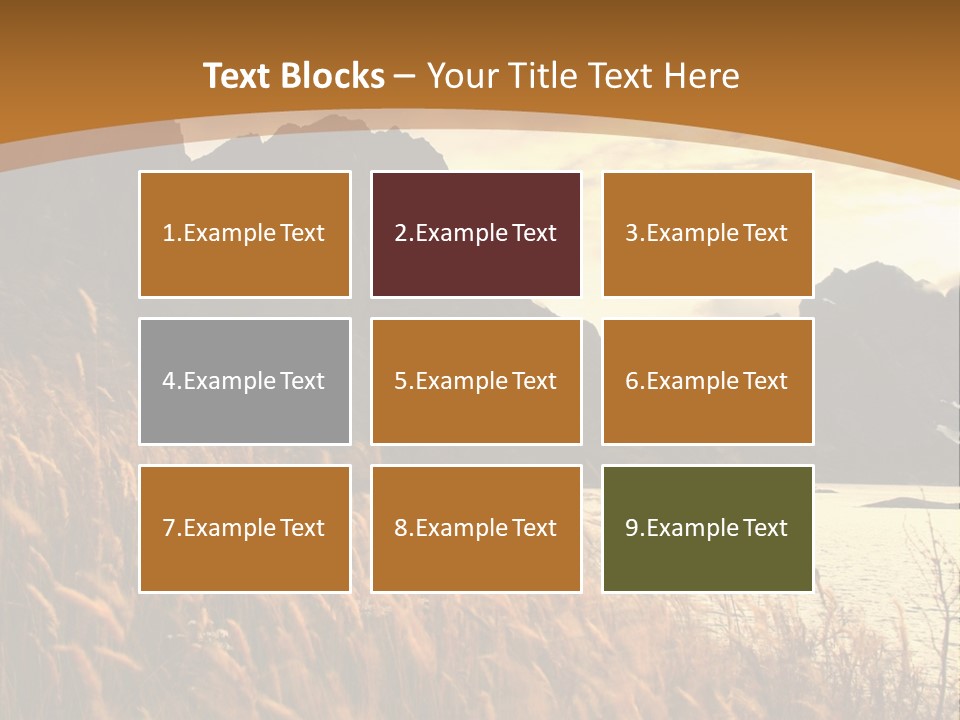 Beautiful Scandinavia Outdoor PowerPoint Template