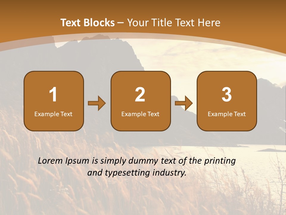Beautiful Scandinavia Outdoor PowerPoint Template