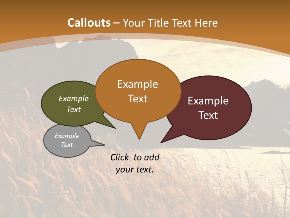 Beautiful Scandinavia Outdoor PowerPoint Template