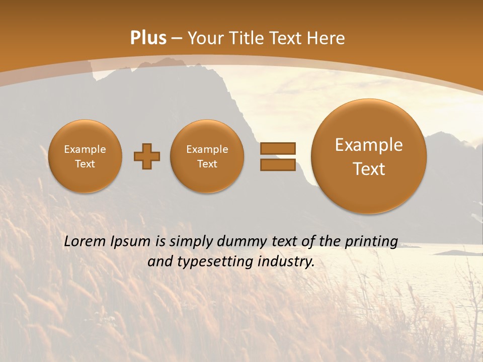 Beautiful Scandinavia Outdoor PowerPoint Template