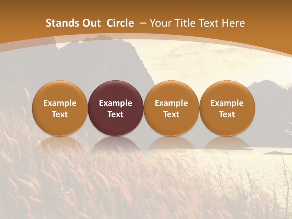 Beautiful Scandinavia Outdoor PowerPoint Template