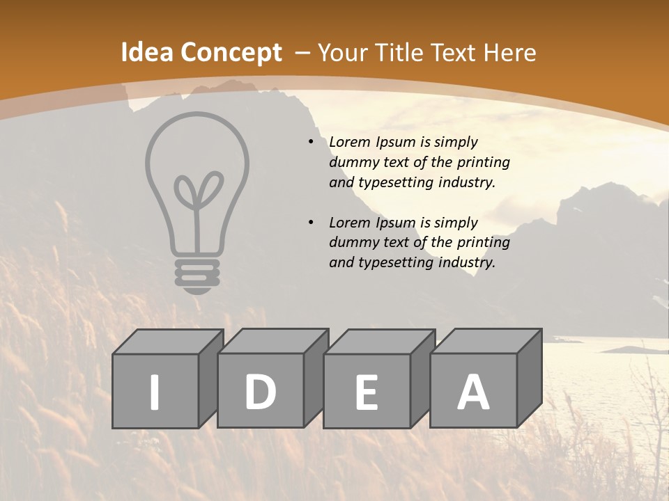 Beautiful Scandinavia Outdoor PowerPoint Template