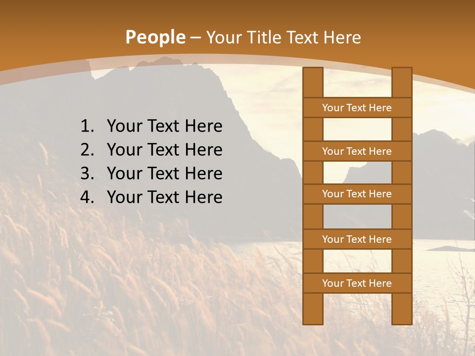 Beautiful Scandinavia Outdoor PowerPoint Template