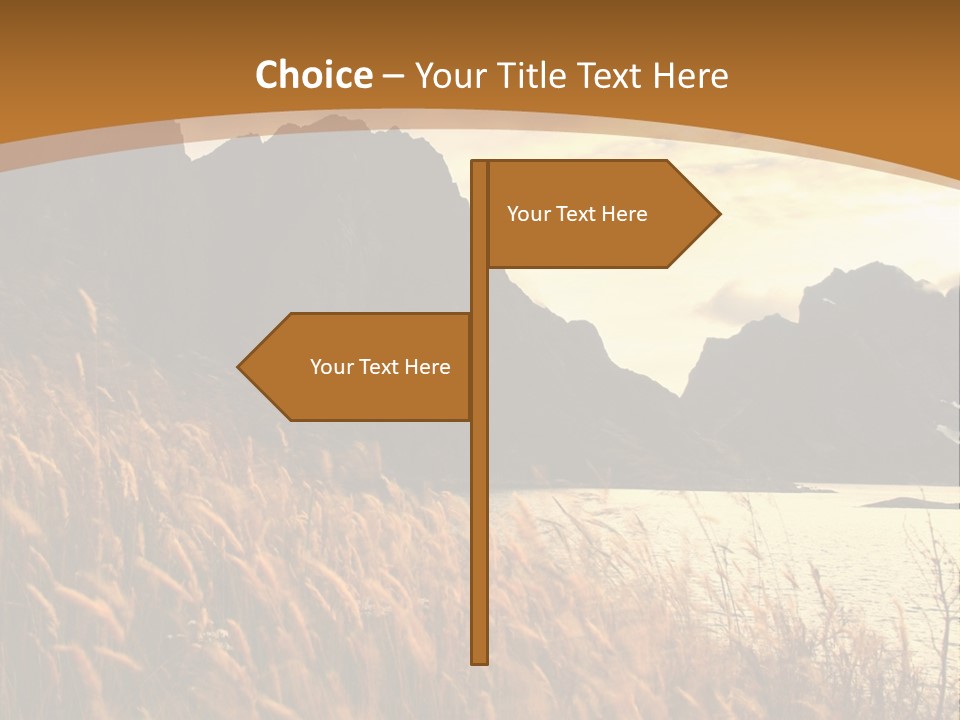 Beautiful Scandinavia Outdoor PowerPoint Template