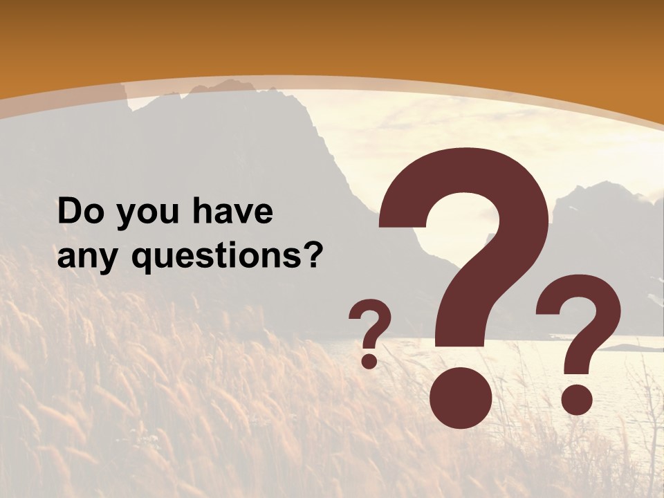 Beautiful Scandinavia Outdoor PowerPoint Template