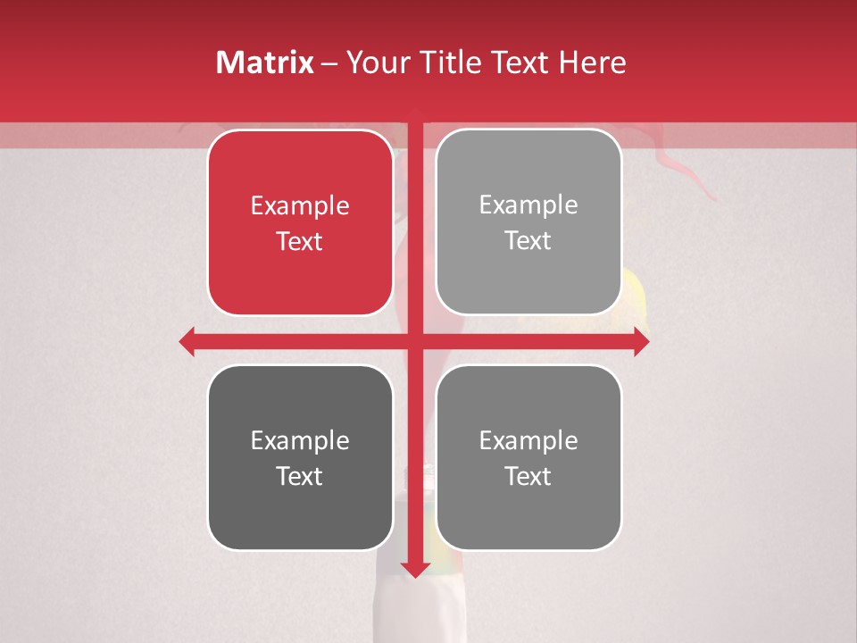 Dye Paint Tube PowerPoint Template