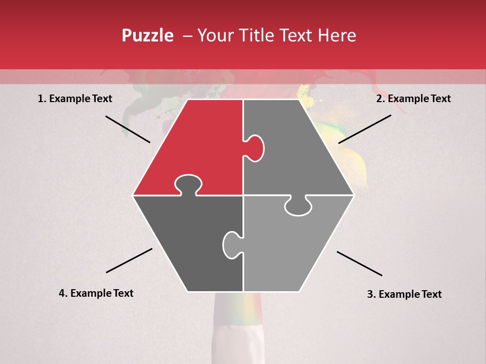 Dye Paint Tube PowerPoint Template