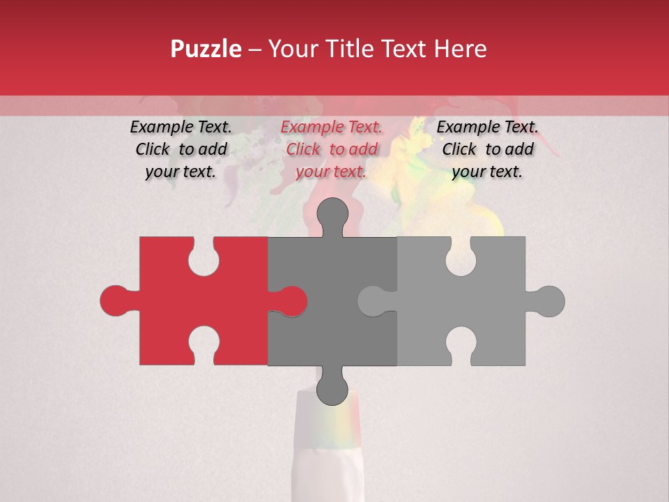 Dye Paint Tube PowerPoint Template