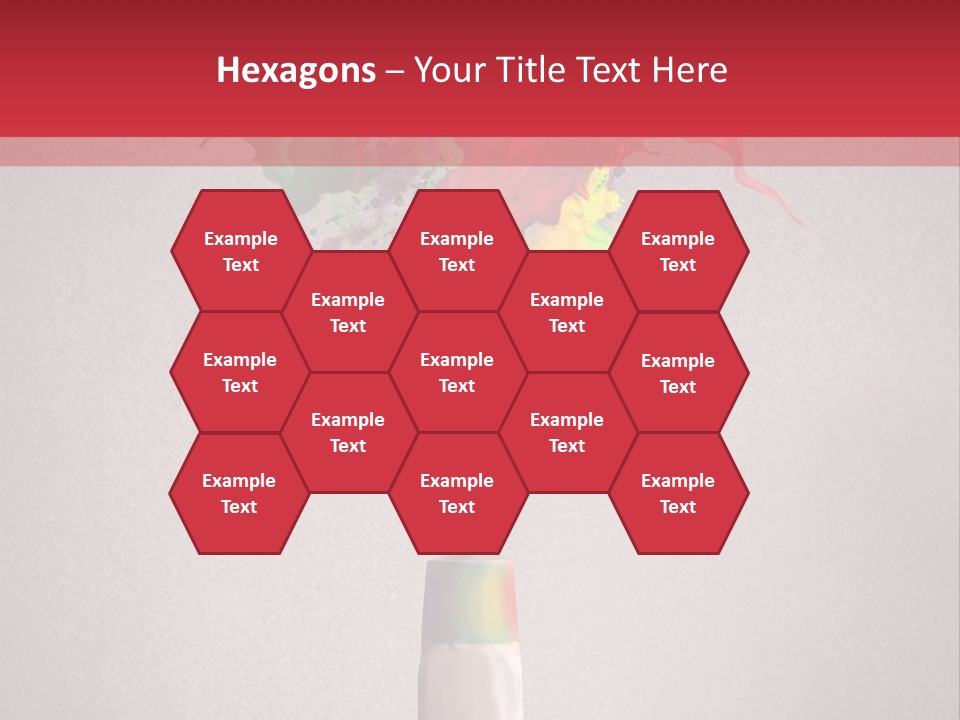 Dye Paint Tube PowerPoint Template
