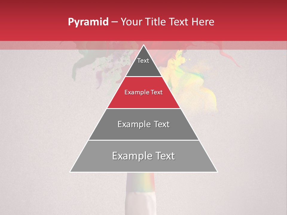 Dye Paint Tube PowerPoint Template